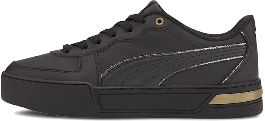 (W) Puma Skye Sepatu Kasual Hitam/Emas Metalik untuk Skateboard 374797-03 Buy (W) Puma Skye Sepatu Kasual Hitam/Emas Metalik untuk Skateboard 374797-03