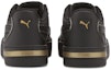 Purchase (W) Puma Skye Sepatu Kasual Hitam/Emas Metalik untuk Skateboard 374797-03