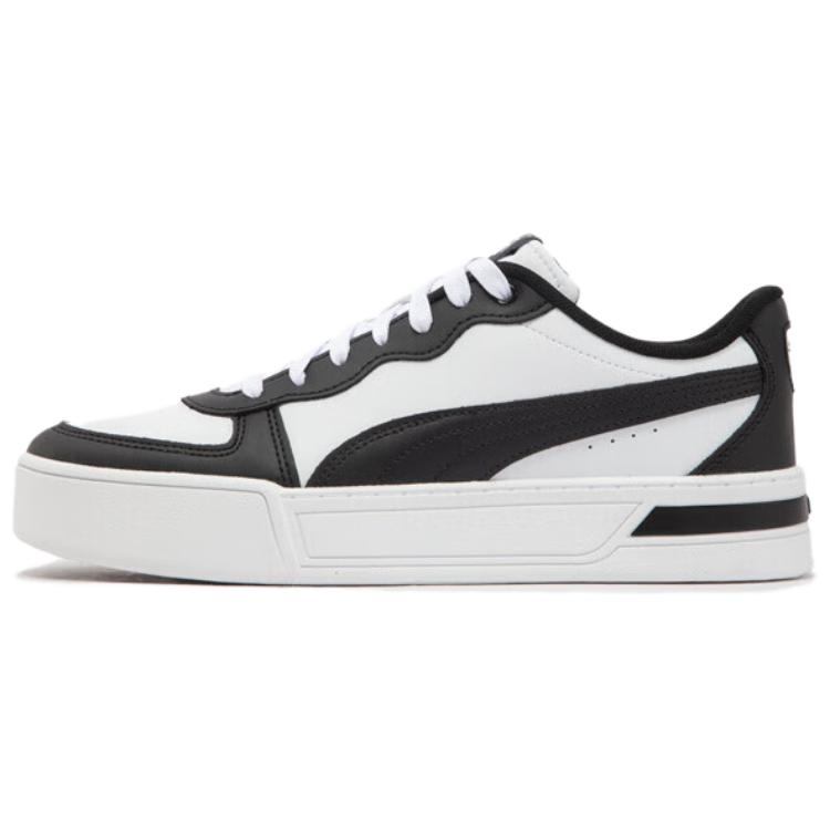 (Women) Puma Skye Trainers Low-Top Sneakers White/Black Comfortable Casual Shoes 374764-25