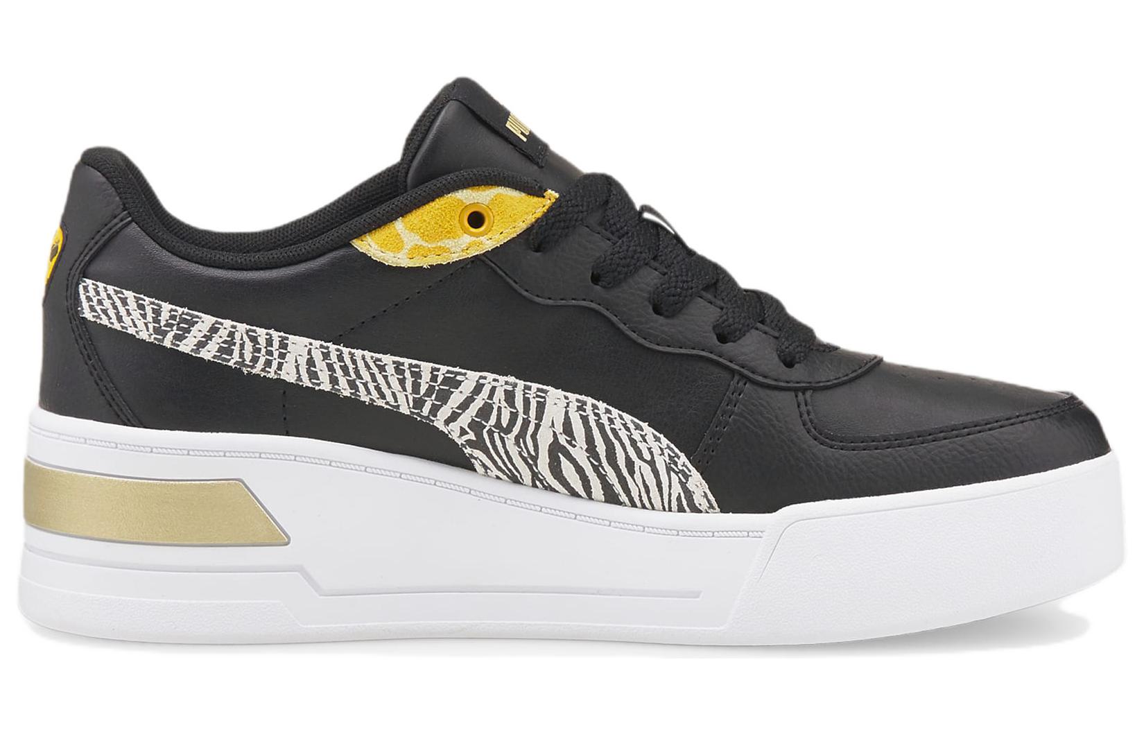 Order (W) Puma Skye Wedge 'Safari Hitam Putih Kuning' 383868-02