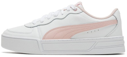 (Women) Puma Skye White Pink 374764-04 (Women) Puma Skye White Pink 374764-04