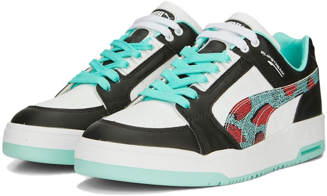 彪馬 Slipstream Lo Btw 防滑耐磨 低筒 板鞋 女款 白黑綠 Lookbook 彪馬 Slipstream Lo Btw 防滑耐磨 低筒 板鞋 女款 白黑綠