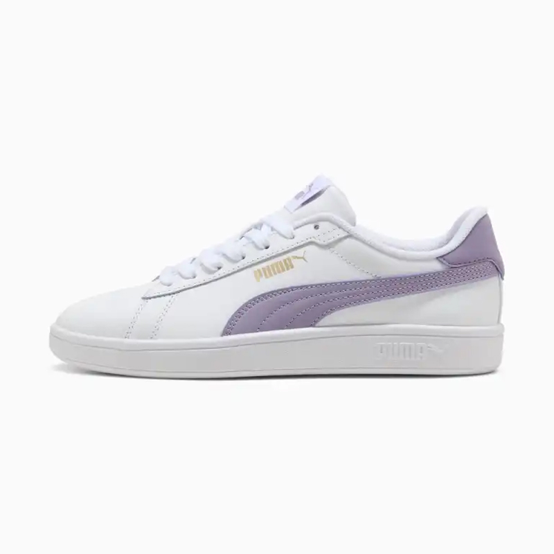 (Women) Puma Smash 3.0 Leather Sneakers White and Multicolored 39098736
