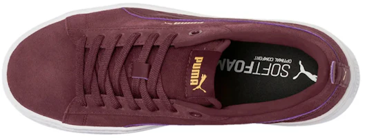 Lookbook Puma Smash Platform SD Scarpe Casual da Skate Rosse 366488-11