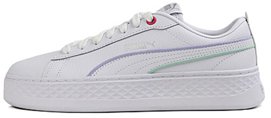 (W) Puma Smash Platform 'Piping - Lila Blanco' 373315-02 Buy (W) Puma Smash Platform 'Piping - Lila Blanco' 373315-02