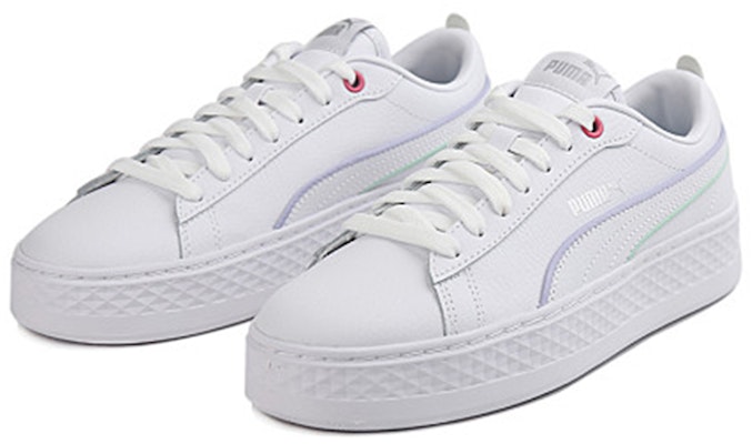 (W) Puma Smash Platform 'Piping - Lila Blanco' 373315-02 Lookbook (W) Puma Smash Platform 'Piping - Lila Blanco' 373315-02