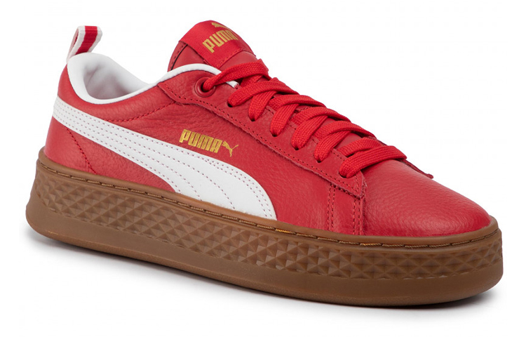 (W) Puma Smash Platform 'Red Low-Top Casual' 圖 2