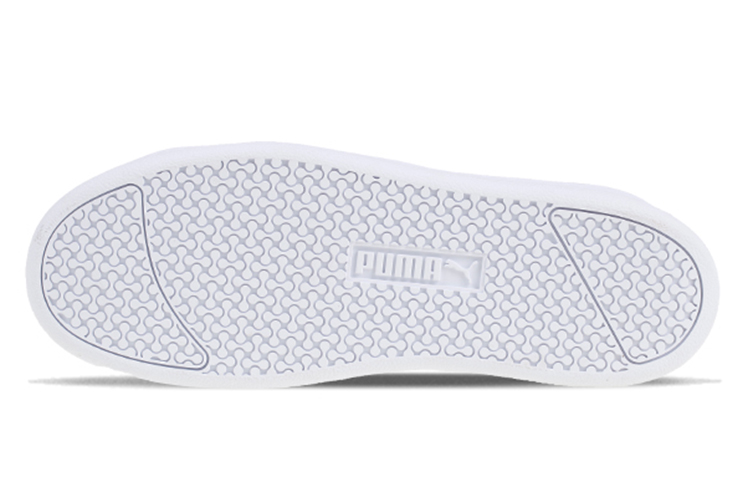 Shop PUMA Smash Platform 經典松糕 低幫 板鞋 女款 銀色