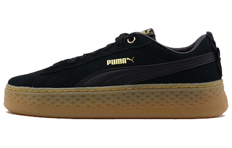 (Women) Puma Smash Platform Frill 'Black Gum' 366928-01