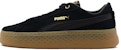 (W) Puma Smash Platform Frill 'Hitam Gum' 366928-01