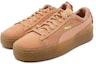 Lookbook PUMA Smash Platform Frill 復古 低筒 板鞋 女款 珊瑚色