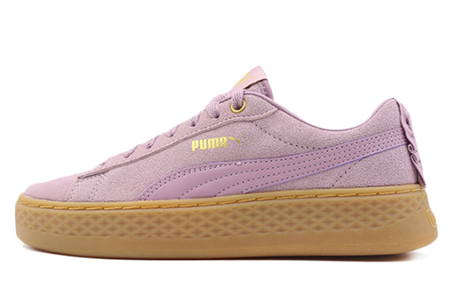 (Women) Puma Smash Platform Frill Sneaker Low Damen Lila Braun 366928-05