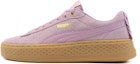 Buy (W) Puma Smash Platform Frill Sneaker Wanita Ungu Coklat Rendah 366928-05