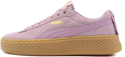 (Women) Puma Smash Platform Frill Sneaker Low Damen Lila Braun 366928-05 (Women) Puma Smash Platform Frill Sneaker Low Damen Lila Braun 366928-05