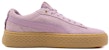 (W) Puma Smash Platform Frill Sneaker Wanita Ungu Coklat Rendah 366928-05