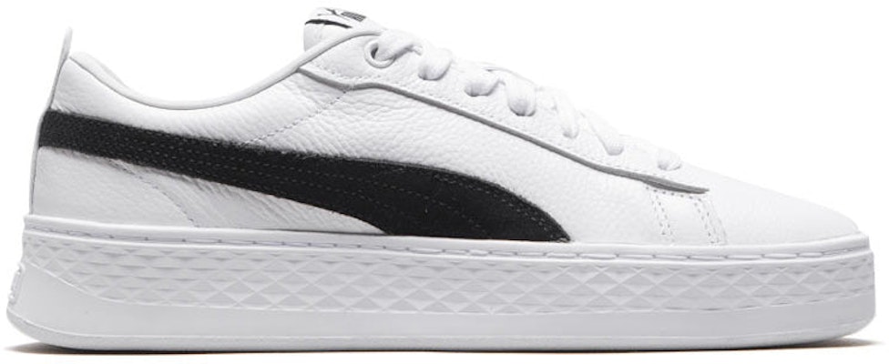 (Women) Puma Smash Platform L 'White Black' 366487-12 Order (Women) Puma Smash Platform L 'White Black' 366487-12