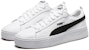 (W) Puma Smash Platform L 'Putih Hitam' 366487-12