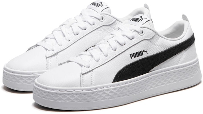 (W) Puma Smash Platform L 'Putih Hitam' 366487-12 Lookbook (W) Puma Smash Platform L 'Putih Hitam' 366487-12