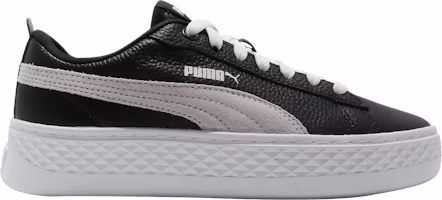 (Women) Puma Smash Platform Leather 'Black' 366487-11 (Women) Puma Smash Platform Leather 'Black' 366487-11