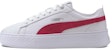 (W) Puma Smash Platform Leather 'Putih Merah Jambu Terang' 366487-20