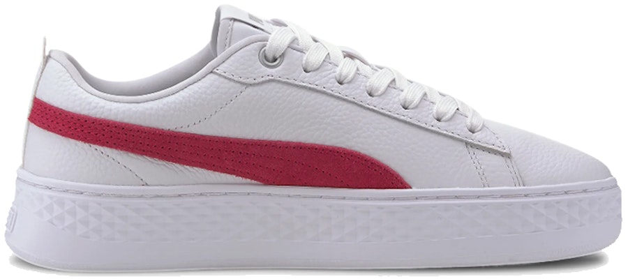 (Women) Puma Smash Platform Leather 'White Bright Rose' 366487-20 Order (Women) Puma Smash Platform Leather 'White Bright Rose' 366487-20