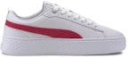 Order (W) Puma Smash Platform Leather 'Putih Merah Jambu Terang' 366487-20