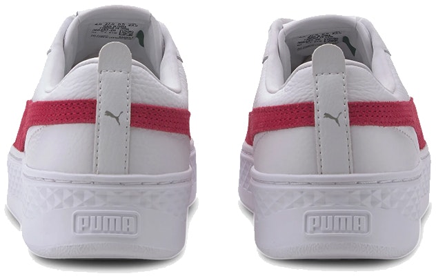 (Women) Puma Smash Platform Leather 'White Bright Rose' 366487-20 Shop (Women) Puma Smash Platform Leather 'White Bright Rose' 366487-20
