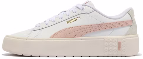 (Women) Puma Smash Platform Low-Top Sneakers White/Pink - Lightweight & Durable 392979-02 (Women) Puma Smash Platform Low-Top Sneakers White/Pink - Lightweight & Durable 392979-02