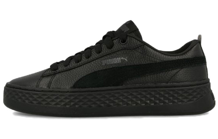 (W) Puma Smash Platform Low 'Balck'