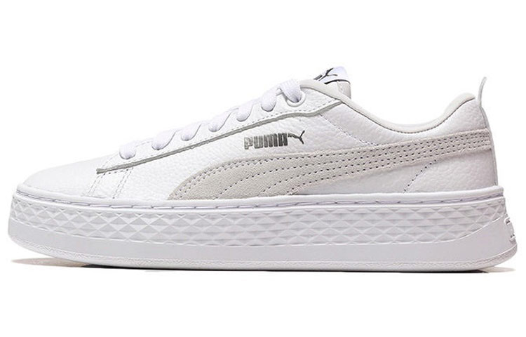 (Women) Puma Smash Platform Low 'White'  366487-06
