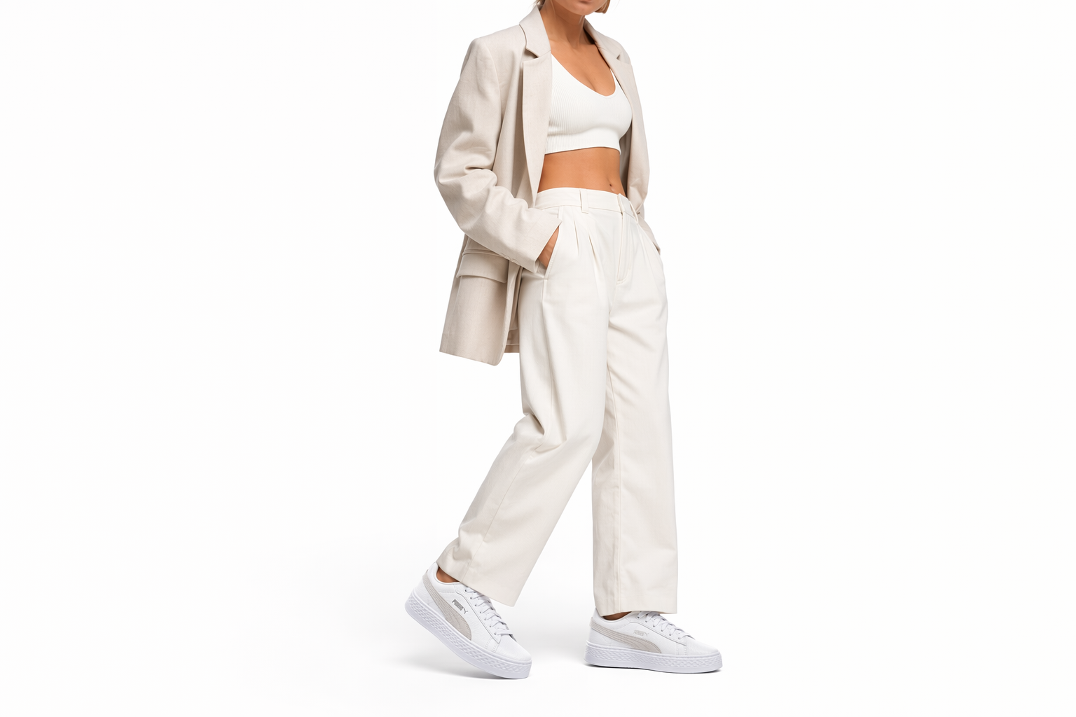 Order （女生）Puma Smash 平台低筒鞋 '白色' 366487-06