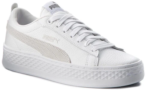 Lookbook (W) Puma Smash 增高鞋底低帮款 '白色' 366487-06
