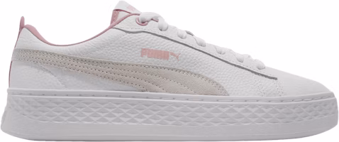 (Women) Puma Smash Platform Low 'White Pale Pink' 366487-08 (Women) Puma Smash Platform Low 'White Pale Pink' 366487-08