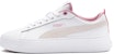 (W) Puma Smash Platform Rendah 'Putih Merah Jambu Pucat' 366487-08