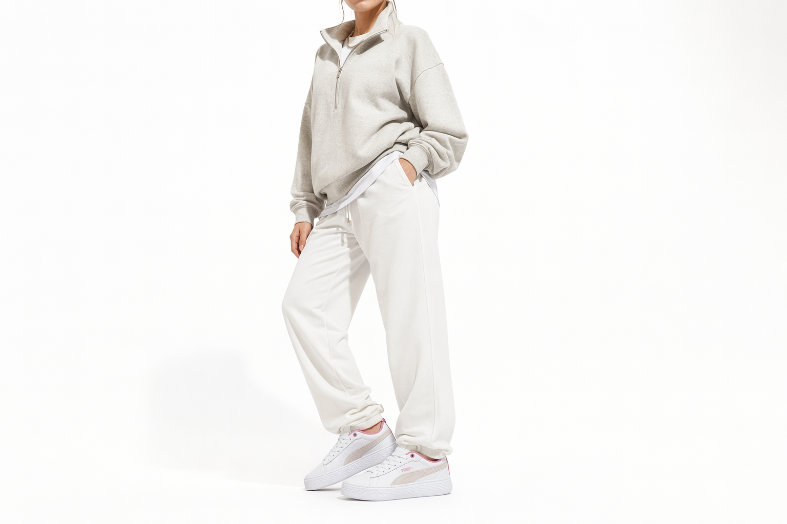Order (Women) Puma Smash Platform Low 'White Pale Pink'  366487-08