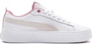 Order (W) Puma Smash Platform Rendah 'Putih Merah Jambu Pucat' 366487-08