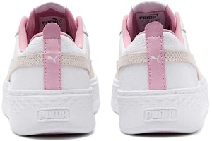 (W) プーマ スマッシュ プラットフォーム 白/淡ピンク 366487-08 Shop (W) プーマ スマッシュ プラットフォーム 白/淡ピンク 366487-08