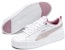 (W) Puma Smash Platform Rendah 'Putih Merah Jambu Pucat' 366487-08