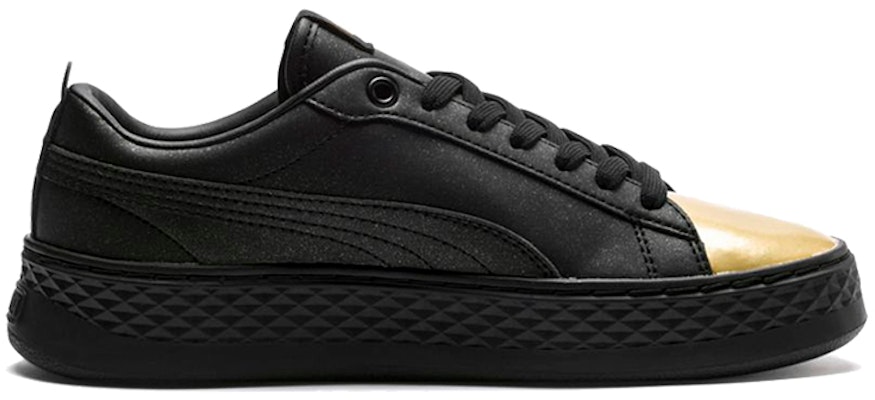 (W) Puma Smash Platform Lx Hitam/Emas 366927-02 Order (W) Puma Smash Platform Lx Hitam/Emas 366927-02