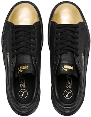 (W) Puma Smash Platform Lx Hitam/Emas 366927-02 Lookbook (W) Puma Smash Platform Lx Hitam/Emas 366927-02