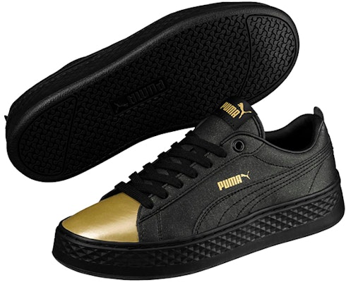 (W) Puma Smash Platform Lx Hitam/Emas 366927-02 Purchase (W) Puma Smash Platform Lx Hitam/Emas 366927-02