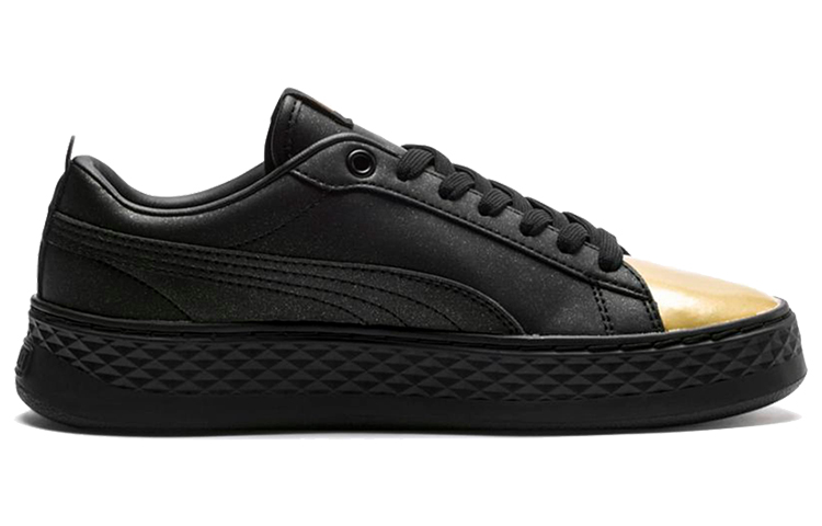 Order (W) Puma Smash Platform LX Schwarz/Gold 366927-02