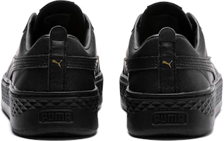 Shop (W) Puma Smash Platform Lx Noir/Or 366927-02