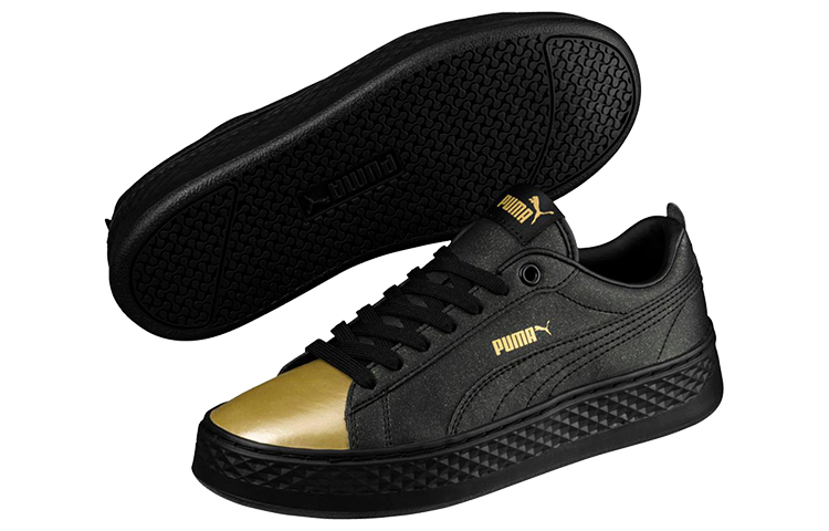 Purchase (W) Puma Smash Platform LX Schwarz/Gold 366927-02