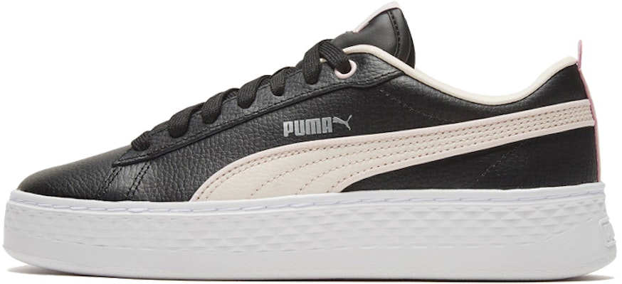 (Women) Puma Smash Platform Piping Black 373315-01 Buy (Women) Puma Smash Platform Piping Black 373315-01