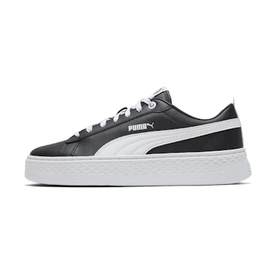 (W) Puma Smash Platform Q4 Polka 'Black'