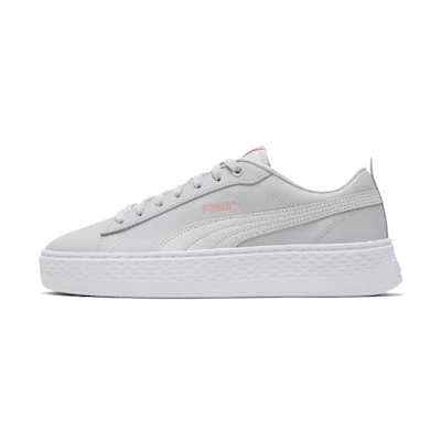 (W) Puma Smash Platform Q4 Polka 'Grey'