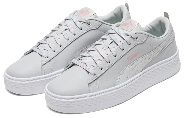 Lookbook (W) プーマ スマッシュ プラットフォーム ポルカ グレー 369833-02