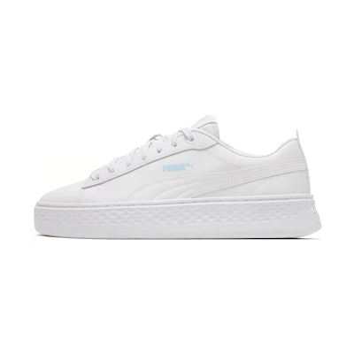 (W) Puma Smash Platform Q4 Polka 'White'