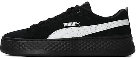 (Women) Puma Smash Platform SD 'Black White' 366488-02 (Women) Puma Smash Platform SD 'Black White' 366488-02